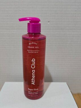 Athena Club Glossy Shave‎ Oil Cupuacu Butter Super Pink 8 fl oz NEW